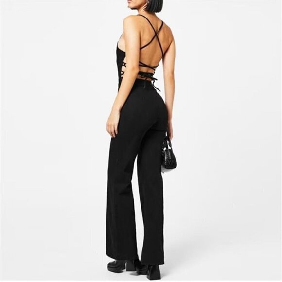 NWT Good American Vacay Jumpsuit in Black - Size 6 (3XL) - Picture 4 of 5